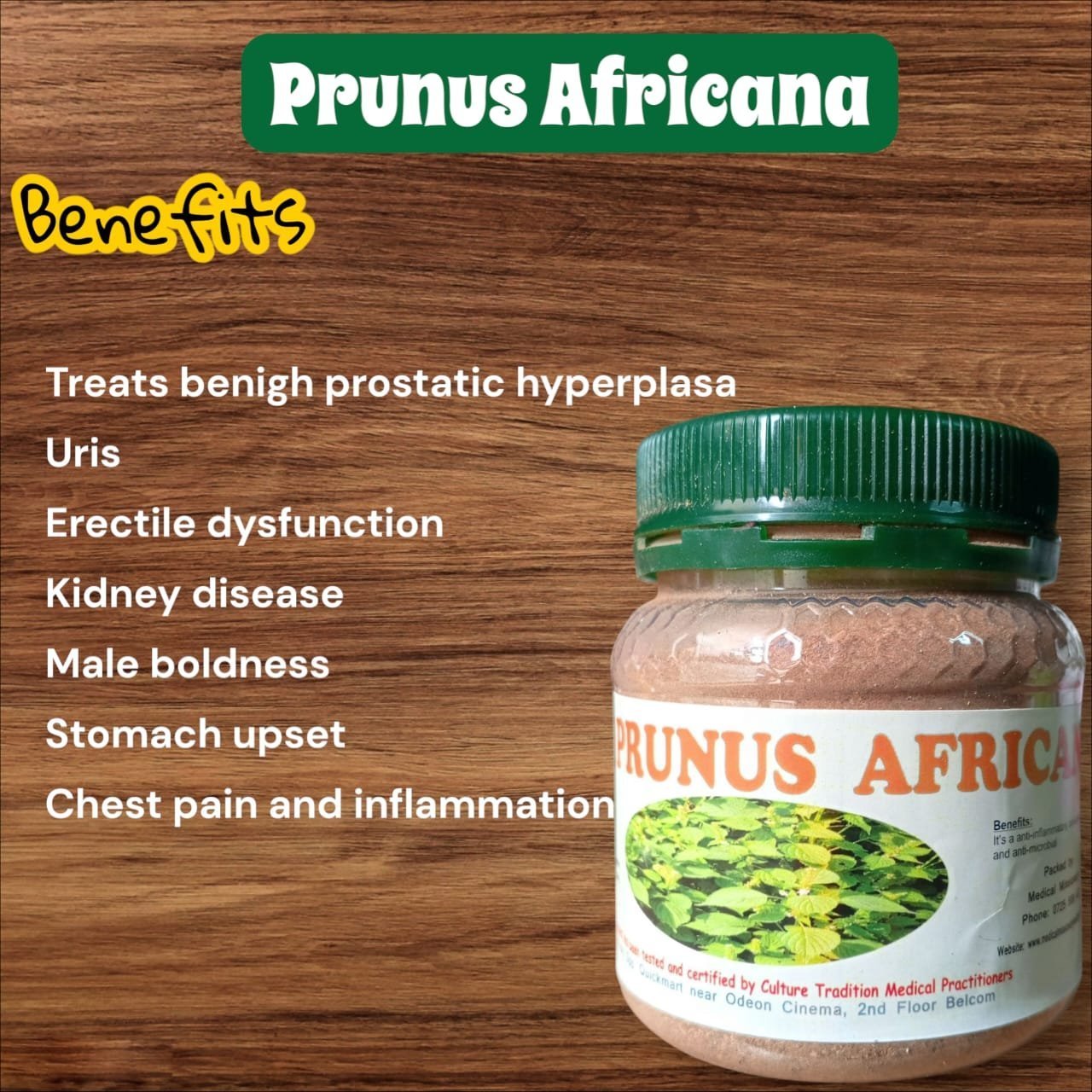 Prunus Africana Powder